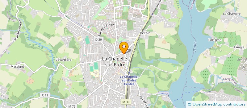 localisation de l'entreprise MADAME SYLVIE GOYEAU à LA CHAPELLE-SUR-ERDRE