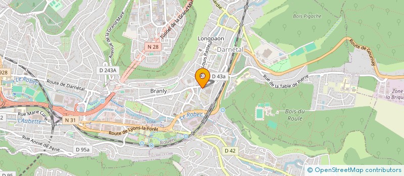 localisation de l'entreprise MADAME SYLVIE GRACIEN  DARNETAL