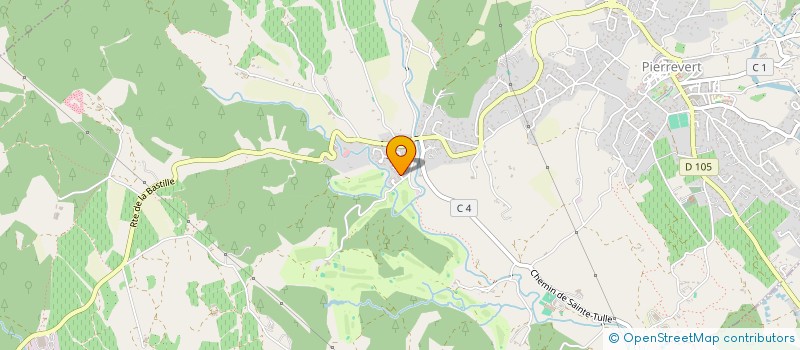 localisation de l'entreprise MADAME SYLVIE GRAF  PIERREVERT