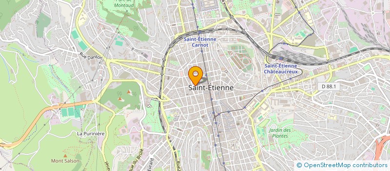 localisation de l'entreprise MADAME SYLVIE GRAILLE  SAINT-ETIENNE