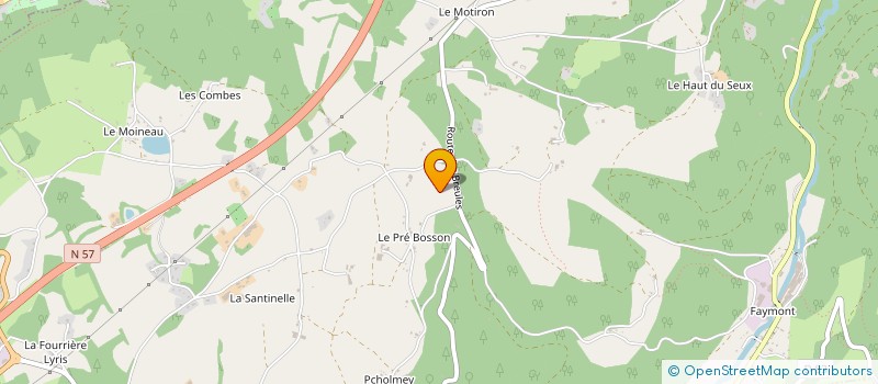 localisation de l'entreprise MADAME SYLVIE GRANDEMANGE à LE VAL-D'AJOL
