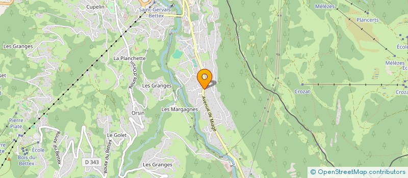 localisation de l'entreprise MADAME SYLVIE GRANDJACQUES  SAINT-GERVAIS-LES-BAINS