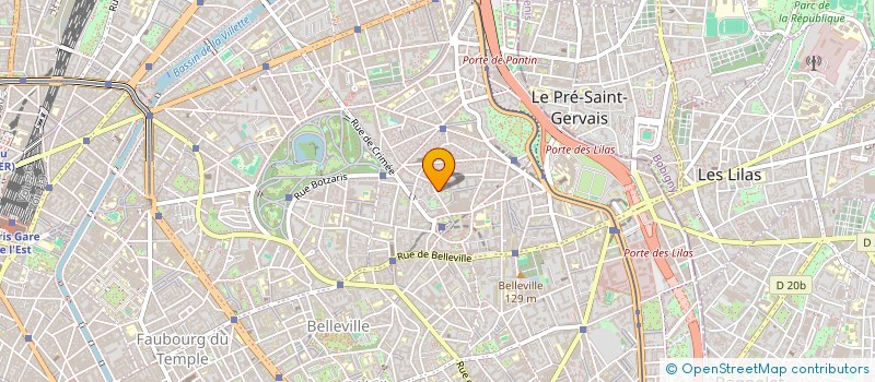 localisation de l'entreprise MADAME SYLVIE GRANDJEAN  PARIS