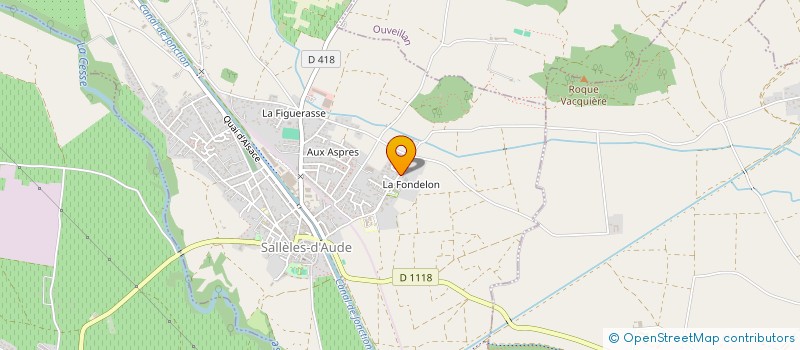 localisation de l'entreprise MADAME SYLVIE GRANEL  SALLELES-D'AUDE