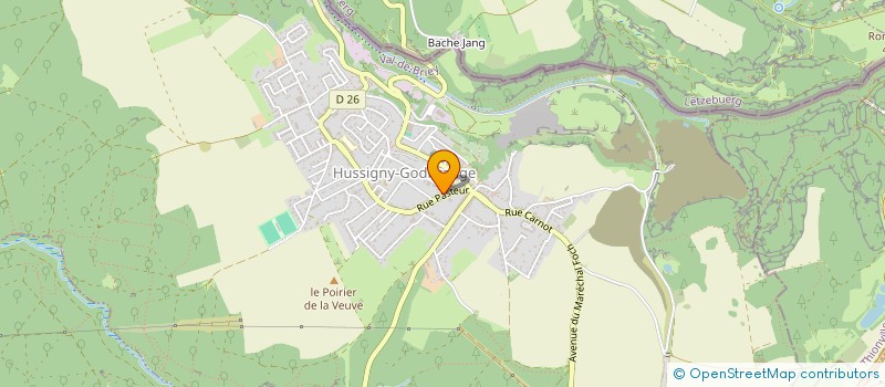 localisation de l'entreprise MADAME SYLVIE GRANELL  HUSSIGNY-GODBRANGE