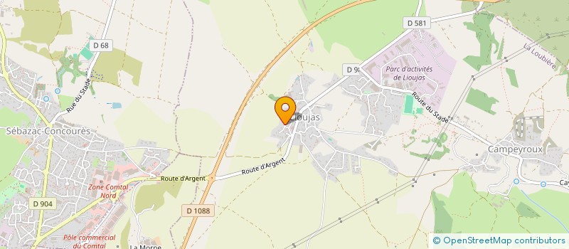 localisation de l'entreprise MADAME SYLVIE GRANIE à SEBAZAC-CONCOURES