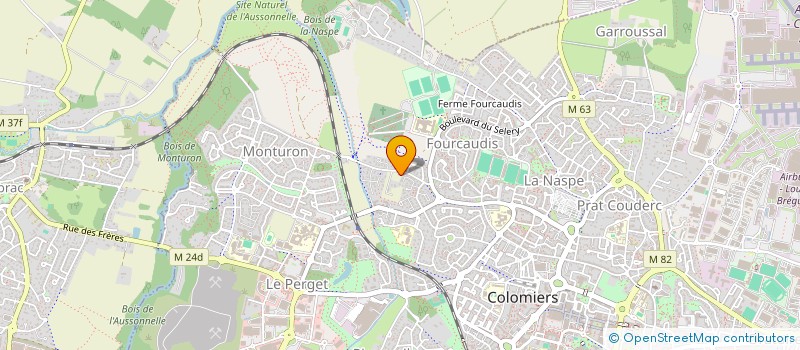 localisation de l'entreprise MADAME SYLVIE GRANIER à COLOMIERS