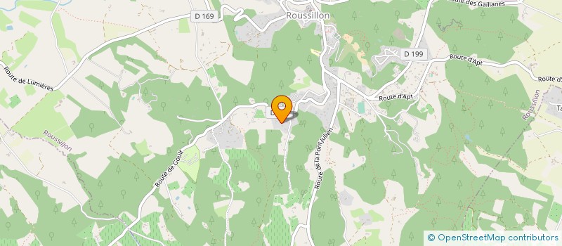 localisation de l'entreprise MADAME SYLVIE GRANIER  ROUSSILLON