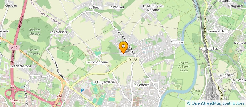 localisation de l'entreprise MADAME SYLVIE GRASSIOT  SAINTES