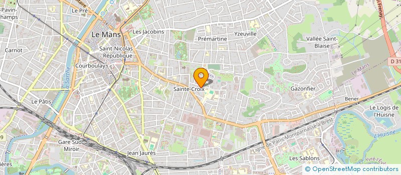 localisation de l'entreprise MADAME SYLVIE GRAVEAU  LE MANS