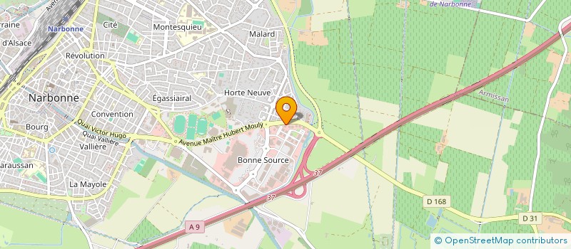 localisation de l'entreprise MADAME SYLVIE GREFFIER à NARBONNE