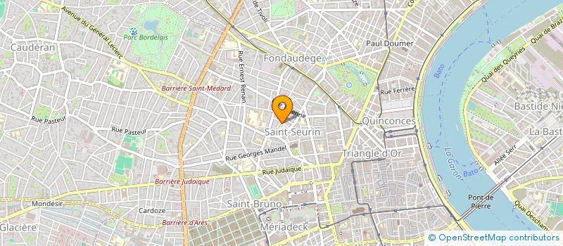 localisation de l'entreprise MADAME SYLVIE GRELIER  BORDEAUX