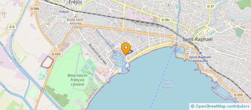 localisation de l'entreprise MADAME SYLVIE GRELOT à FREJUS