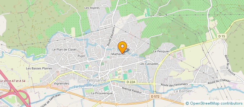 localisation de l'entreprise MADAME SYLVIE GRENEAU  PELISSANNE