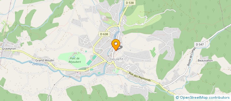 localisation de l'entreprise MADAME SYLVIE GRENET à DIEULEFIT