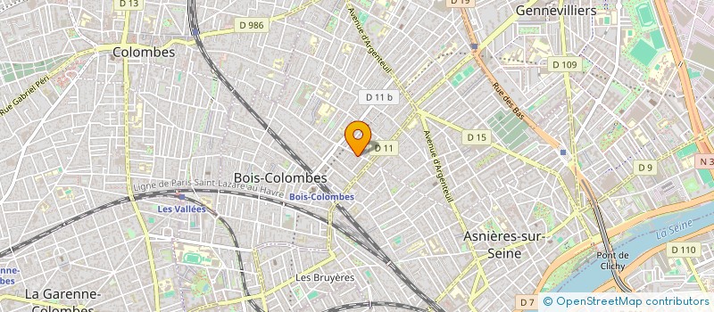 localisation de l'entreprise MADAME SYLVIE GRIMAL à BOIS-COLOMBES