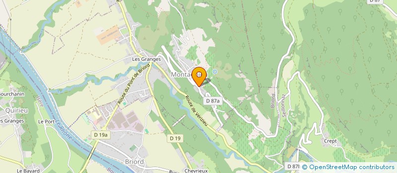 localisation de l'entreprise MADAME SYLVIE GRIMALDI  MONTAGNIEU