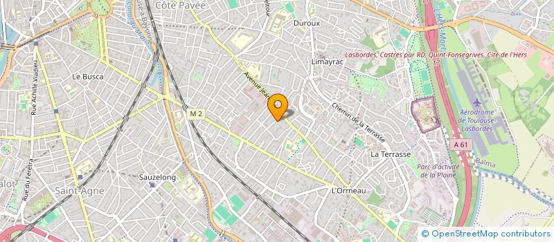 localisation de l'entreprise MADAME SYLVIE GROS à TOULOUSE