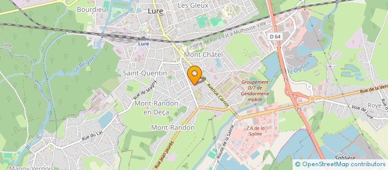 localisation de l'entreprise MADAME SYLVIE GROSJEAN à LURE