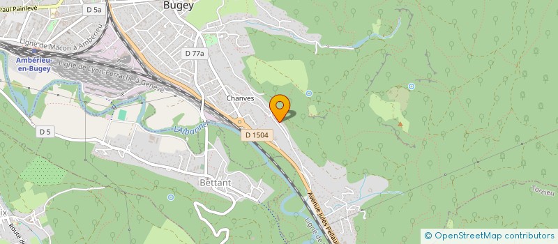 localisation de l'entreprise MADAME SYLVIE GROSSET  AMBERIEU-EN-BUGEY