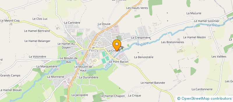 localisation de l'entreprise MADAME SYLVIE GUEDIN  PERCY-EN-NORMANDIE