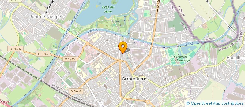 localisation de l'entreprise MADAME SYLVIE GUELTON  ARMENTIERES