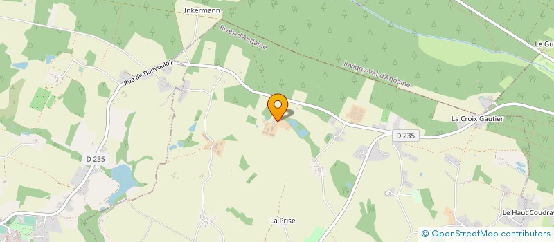 localisation de l'entreprise MADAME SYLVIE GUERIN à RIVES D'ANDAINE