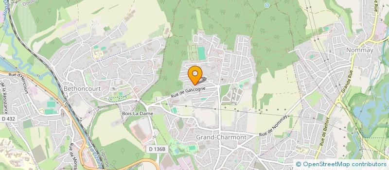 localisation de l'entreprise MADAME SYLVIE GUERIN  GRAND-CHARMONT