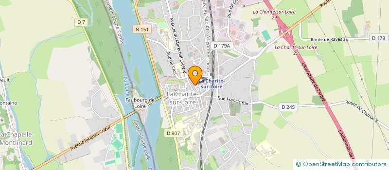 localisation de l'entreprise MADAME SYLVIE GUEUGNON à LA CHARITE-SUR-LOIRE