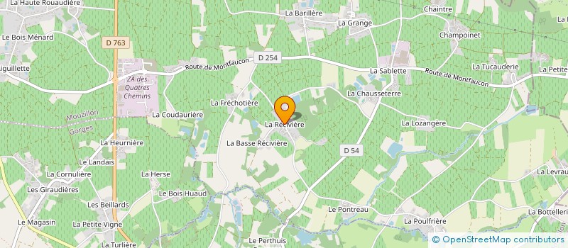 localisation de l'entreprise MADAME SYLVIE GUEVEL à MOUZILLON