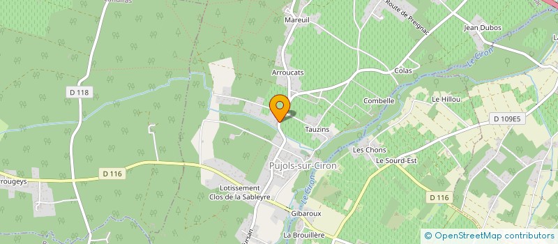 localisation de l'entreprise MADAME SYLVIE GUEYLARD  BEGUEY