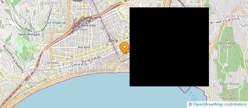 localisation de l'entreprise MADAME SYLVIE GUEZ à NICE
