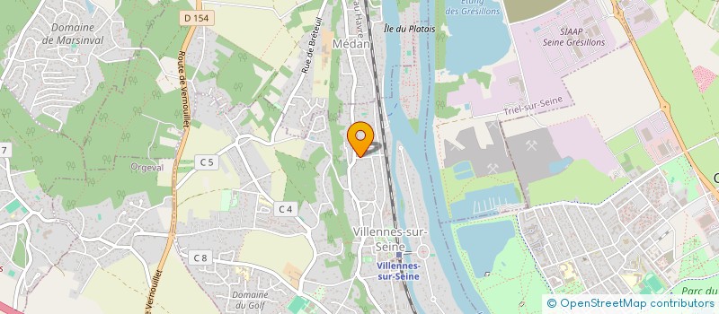 localisation de l'entreprise MADAME SYLVIE GUIBERT à VILLENNES-SUR-SEINE