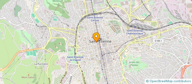 localisation de l'entreprise MADAME SYLVIE GUICHARD  SAINT-ETIENNE