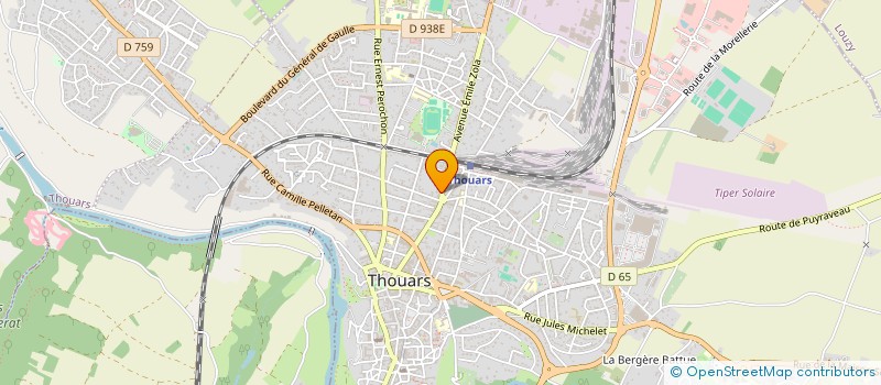 localisation de l'entreprise MADAME SYLVIE GUILBOT  THOUARS