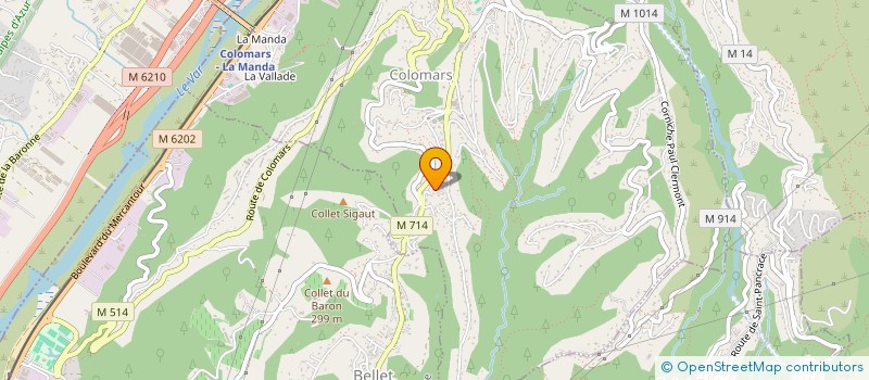 localisation de l'entreprise MADAME SYLVIE GUILLEBON  COLOMARS