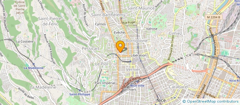 localisation de l'entreprise MADAME SYLVIE GUILLERMO à NICE