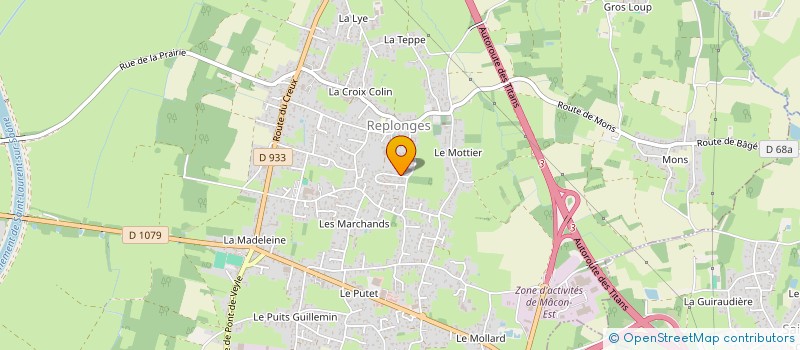 localisation de l'entreprise MADAME SYLVIE GUILLON à REPLONGES
