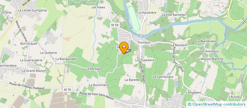 localisation de l'entreprise MADAME SYLVIE GUILLOTEAU  VERTOU