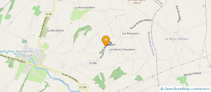 localisation de l'entreprise MADAME SYLVIE GUILLOTIN  BONNEVILLE-LA-LOUVET