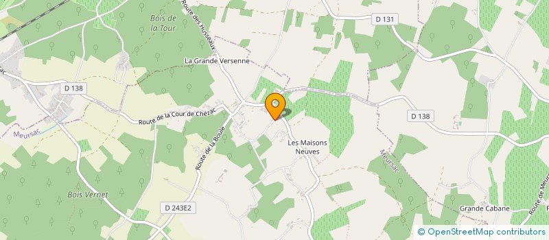 localisation de l'entreprise MADAME SYLVIE GUILLOTTEAU  MEURSAC