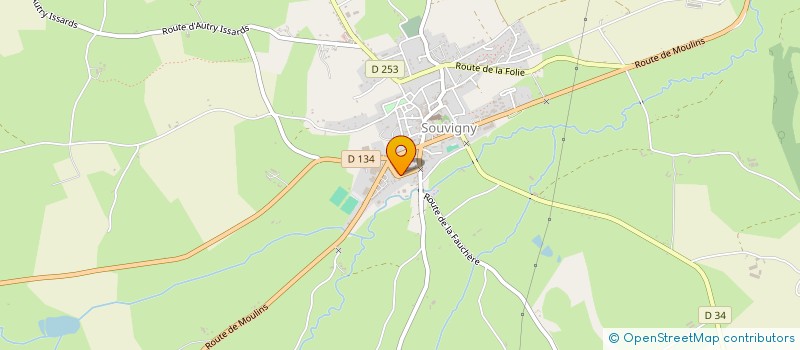 localisation de l'entreprise MADAME SYLVIE GUZAL à SOUVIGNY