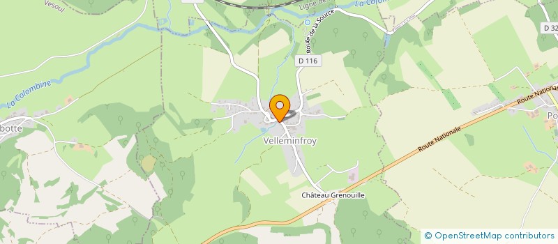 localisation de l'entreprise MADAME SYLVIE HAAG  VELLEMINFROY