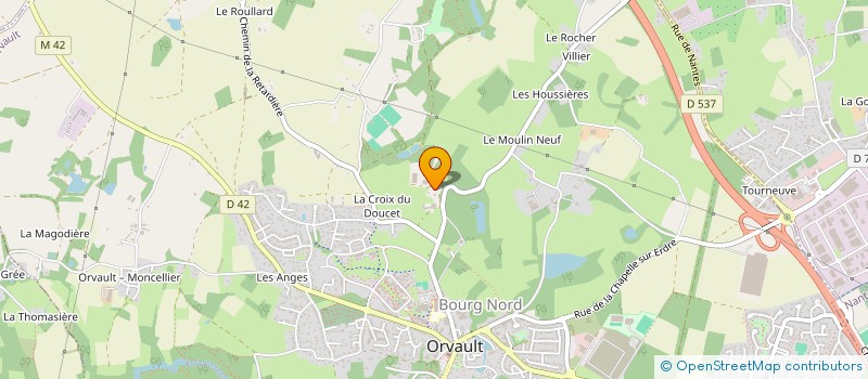 localisation de l'entreprise MADAME SYLVIE HAENTJENS à ORVAULT