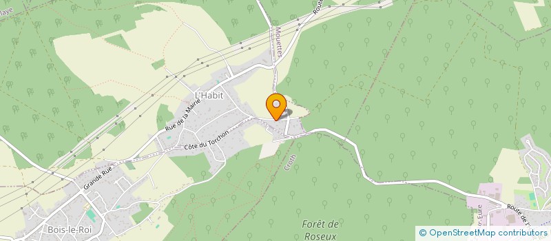 localisation de l'entreprise MADAME SYLVIE HAGUET  L'HABIT