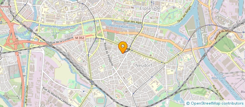 localisation de l'entreprise MADAME SYLVIE HAHNER à STRASBOURG