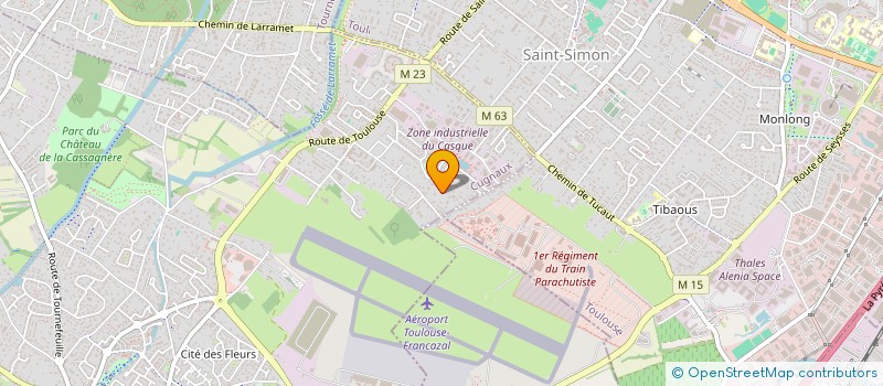 localisation de l'entreprise MADAME SYLVIE HARENG  CUGNAUX