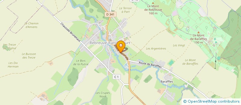 localisation de l'entreprise MADAME SYLVIE HARLE à REBREUVE-RANCHICOURT