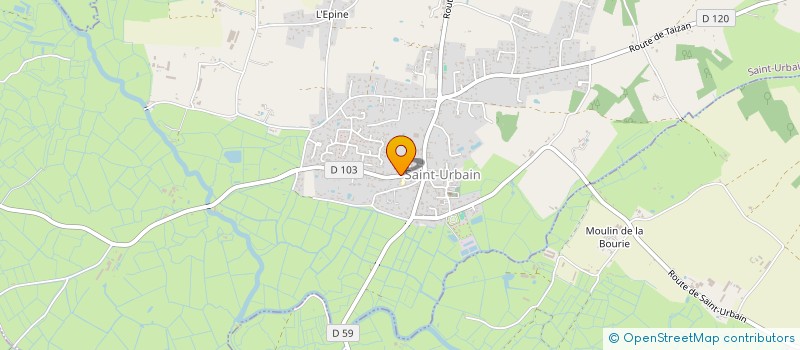 localisation de l'entreprise MADAME SYLVIE HARNAY à SAINT-URBAIN
