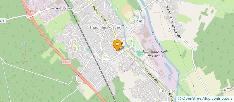 localisation de l'entreprise MADAME SYLVIE HARROUE  THAON-LES-VOSGES